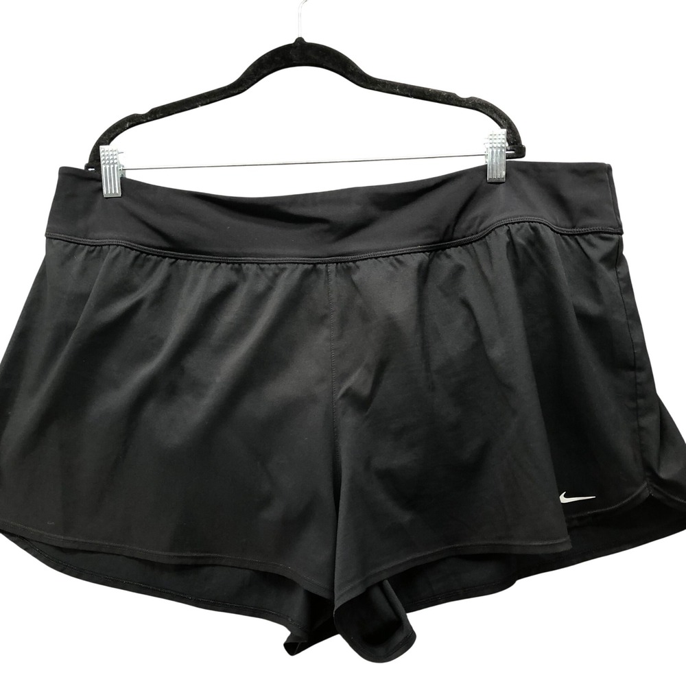 Nike Black Swim Shorts Womens 3X High Waisted Swim Bottoms Plus Size Board Short